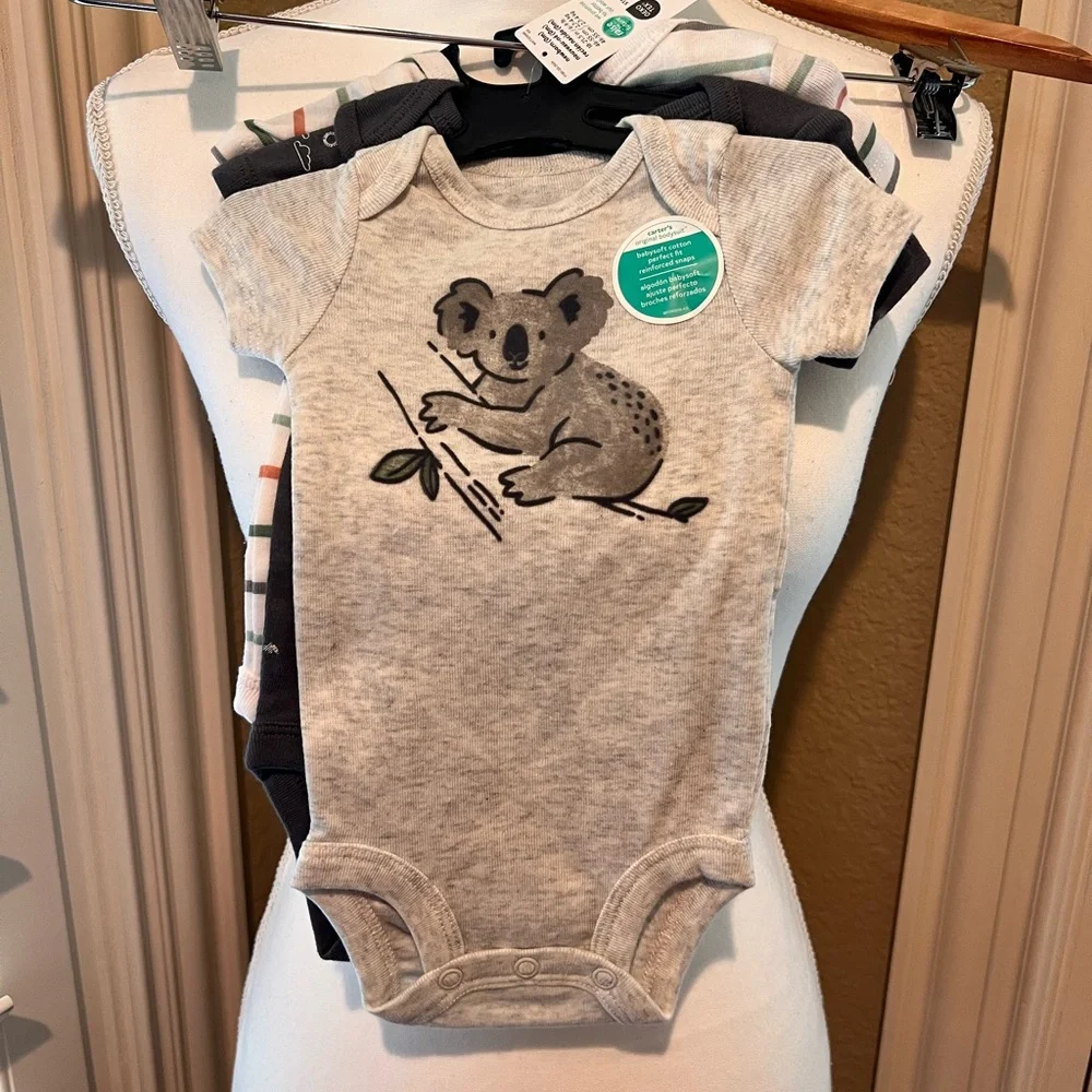 🆕 Carter's 3 Pack Bodysuits